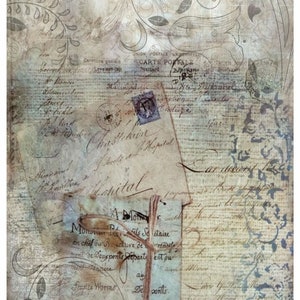 Rijstpapier voor meubels decoupage A3-formaat | Kleefrijstpapier 16,53'' x 11,69'' washipapier voor decoupage PR2665