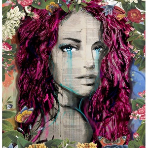 Reispapier für Decoupage A3 | Sticky Reispapier Frau 16.53''X11.69'' Washi & Reispapier Frau Muster für Decoupage BTC13