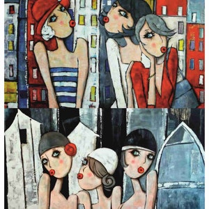Reispapier für Decoupage A3 | Sticky Reispapier Frau 16.53''X11.69'' Washi & Reispapier Frau Muster für Decoupage PR2205