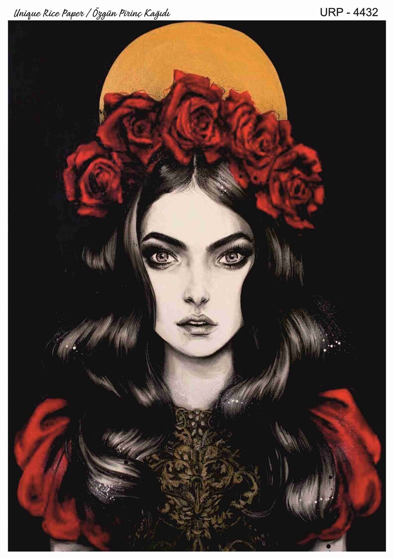 Rice Paper Decoupage A3 Sticky Rice Paper Etsy