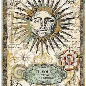 Reispapier für Decoupage A3 | Sticky Mulberry Papier für Decoupage 42 cm X 30 cm | Washi Papier Mix Muster für Decoupage YP121
