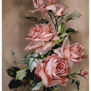 Reispapier Decoupage A3 | Klebriges Maulbeerpapier für Decoupage 16,53''X11,69'' | Blumenmuster für Decoupage PR 2047