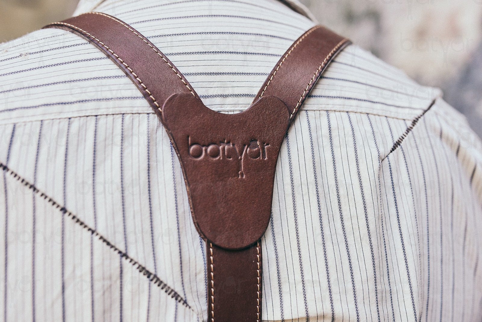 Leather suspenders IRISH FURY NEW Leather | Etsy
