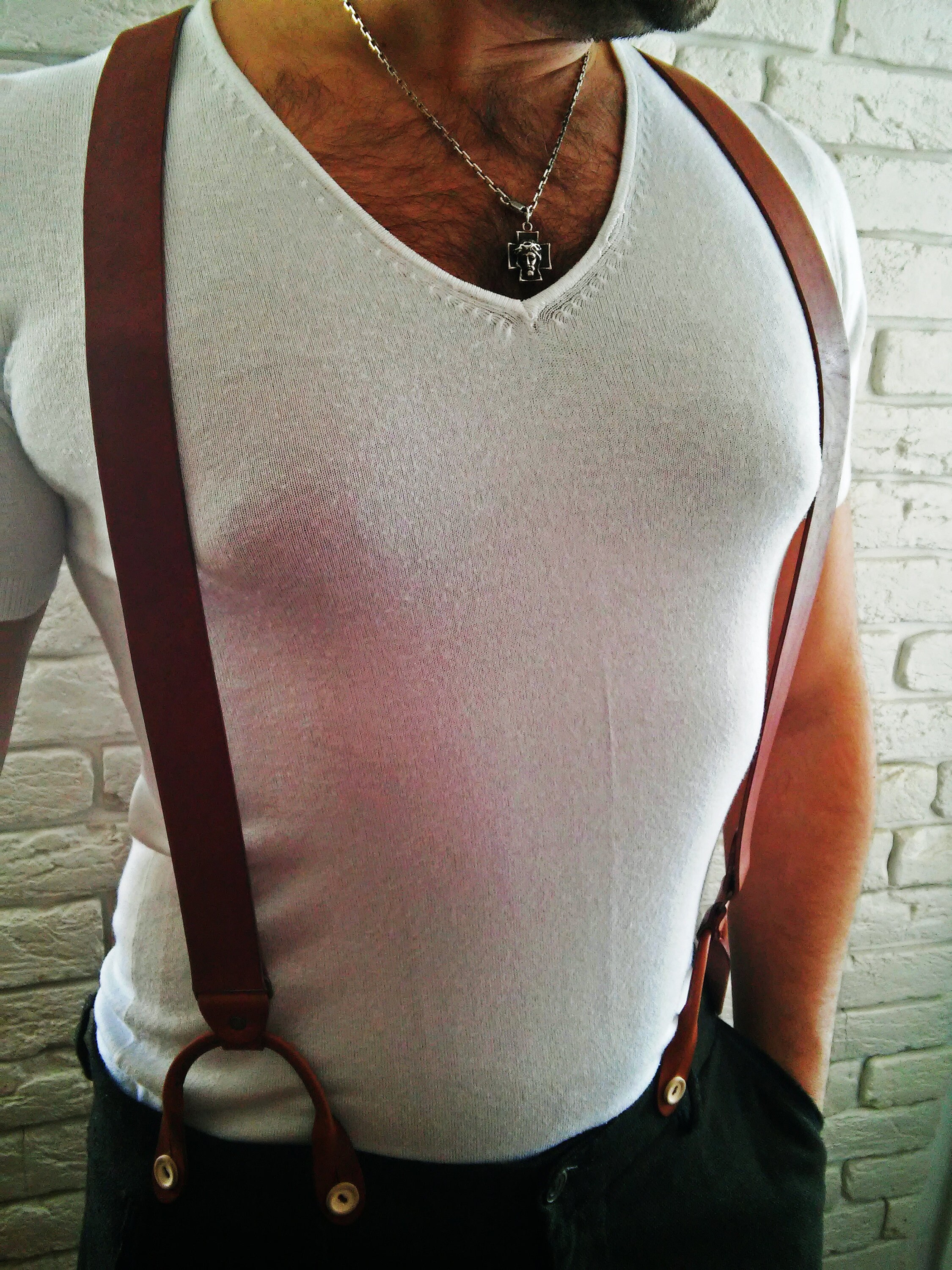 Leather suspenders IRISH FURY VINTAGE Leather Etsy