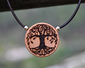 Necklace of the tree of life, Celtic talisman of protection and luck, personalized gift, handmade jewelry.