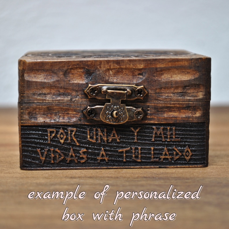 Metal Rune Box Mjolnir and Runes. Box Engraved With Thor's Hammer. Personalized Gift ...