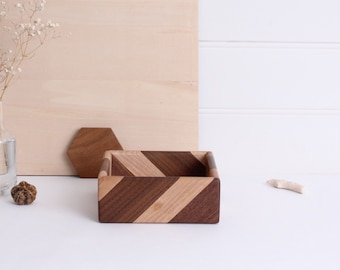 Wooden Small Decorative Tray / Desk Organization / Catch-all