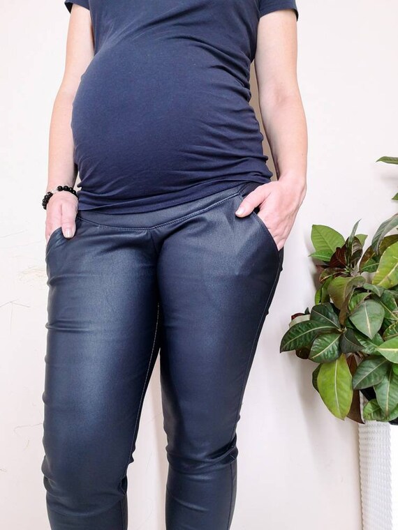 leather trousers maternity