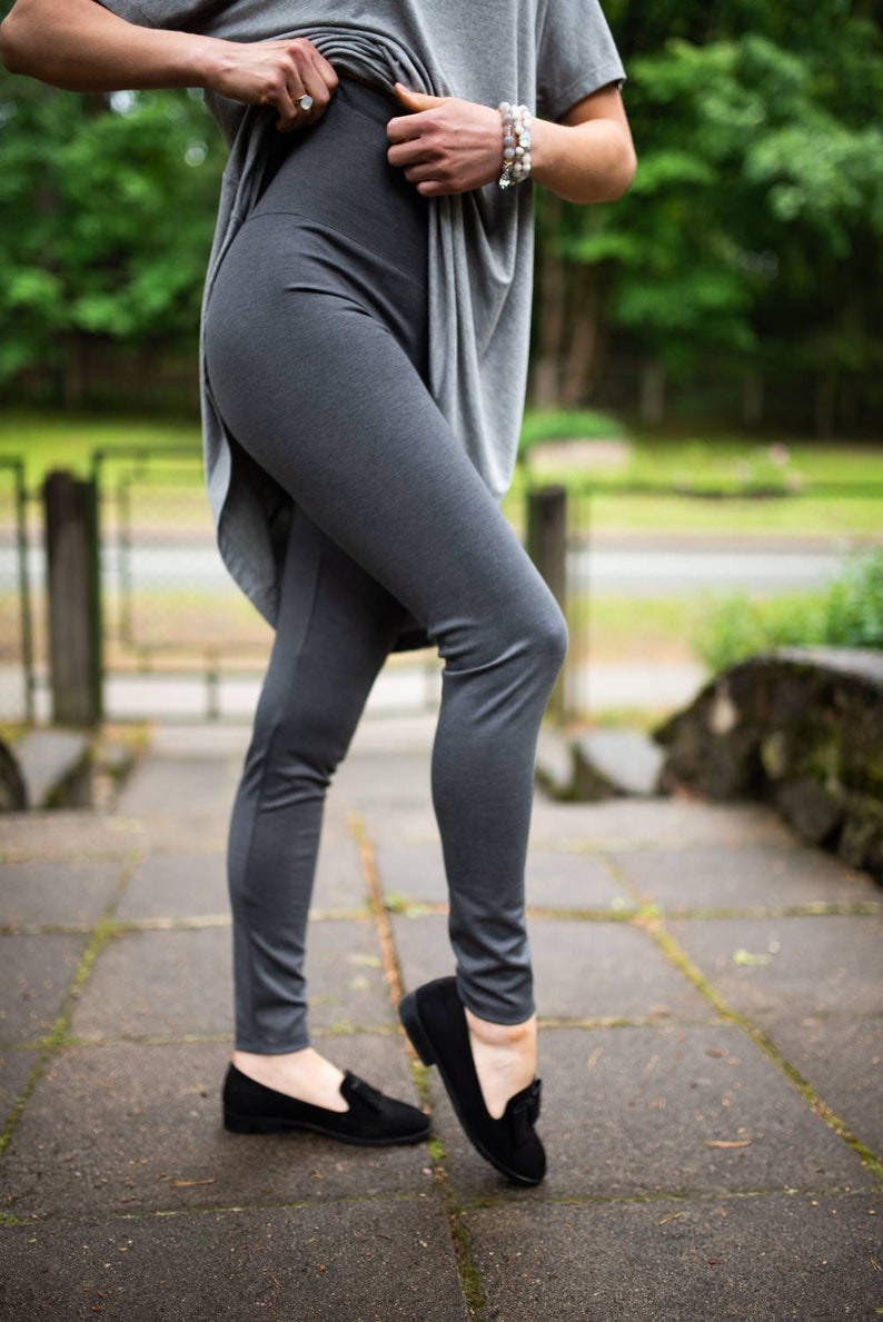 high waisted postpartum leggings