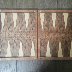 Backgammon Set, Family Game Night, Housewarming Gift, Children&#39;s Gift, Anniversary Gift, Wedding Gift, Heirloom, Camper Games, Travel Games
