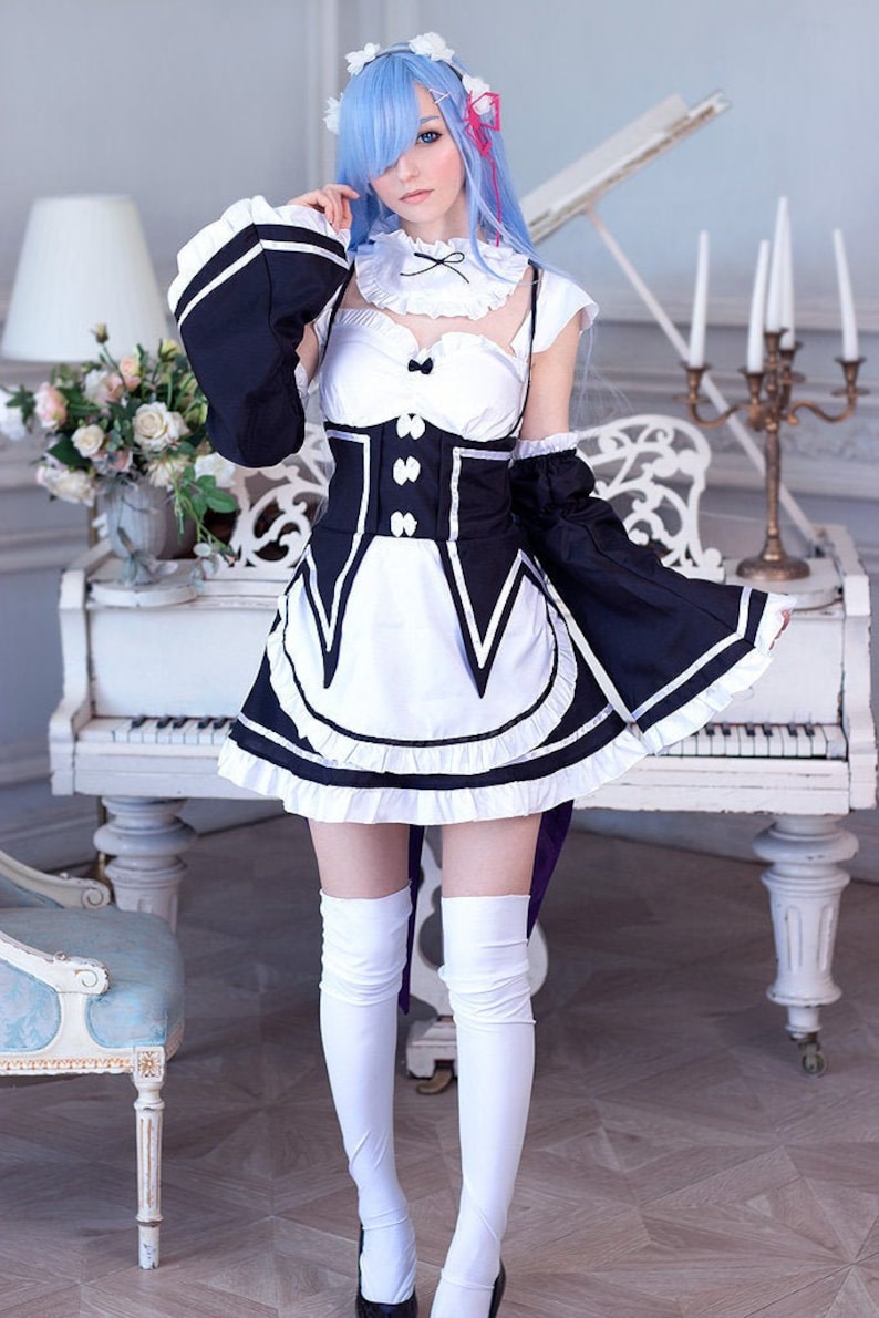 Cosplay Costume Re zero Rem Ram Dress Anime cosplay Women suit Etsy