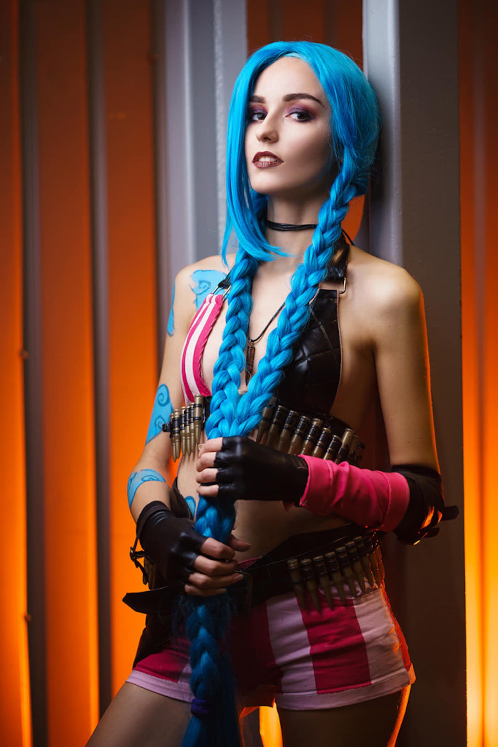 Cosplay print League of legends Jinx cosplay costume | Etsy