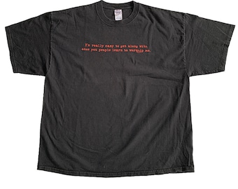 90s Worship Me Black Oversize Tee 2X Mall Goth