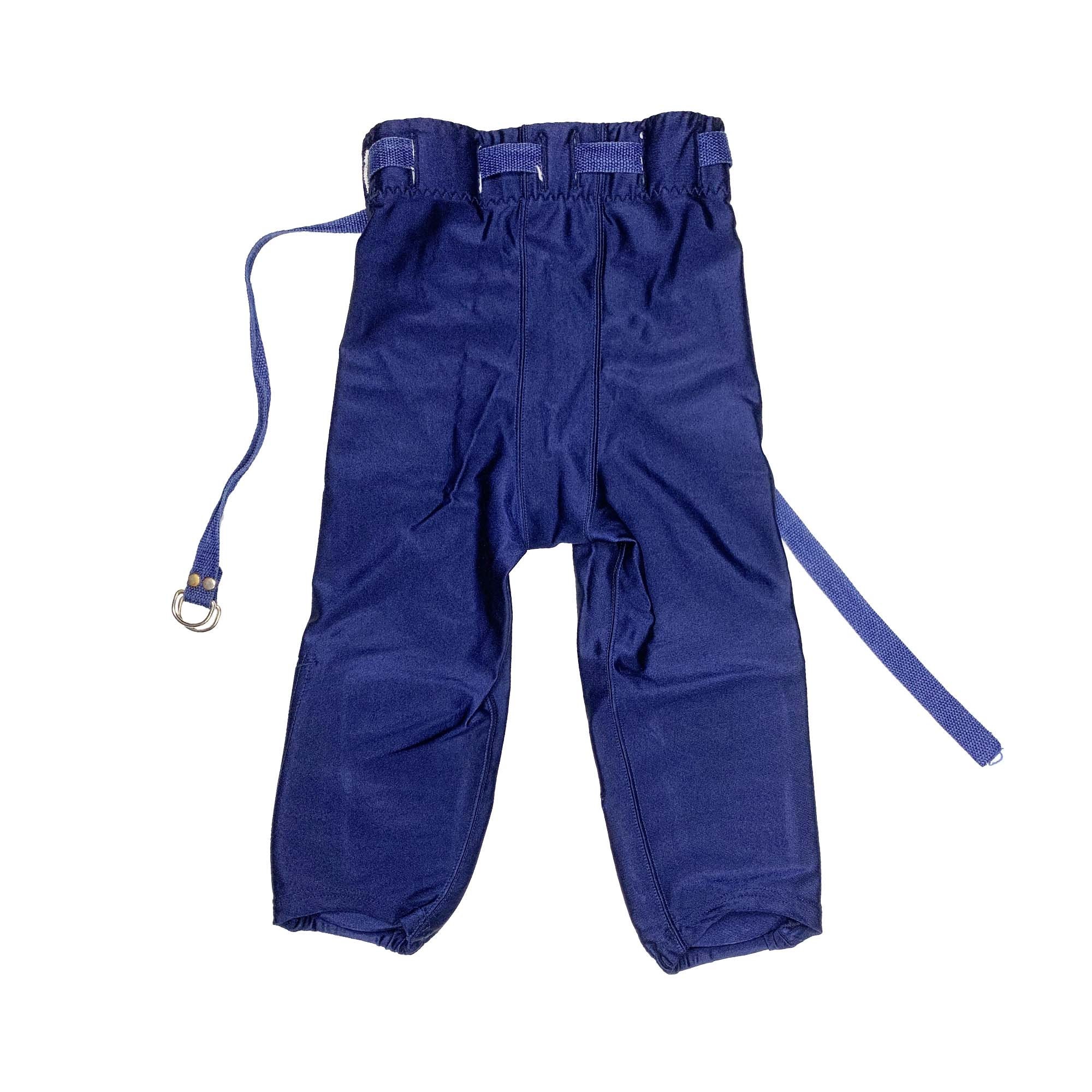 80s 90s Blue Lace up Football Pants Etsy