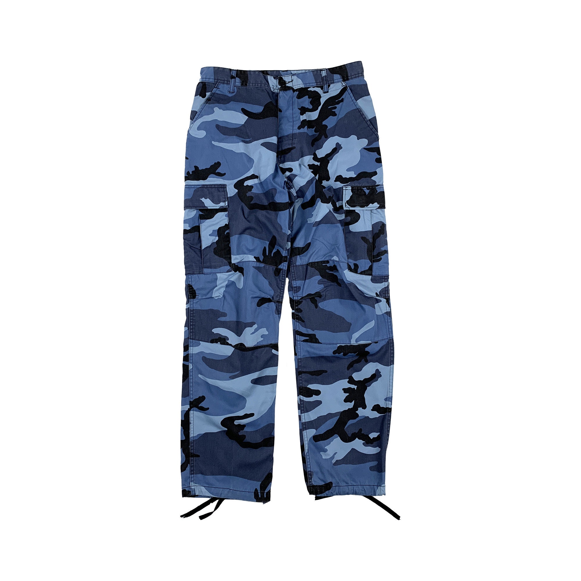 Amazon.com: Blue Camo Cargo Pants For Men