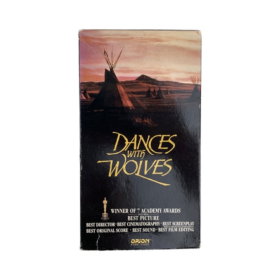 90s Dances with Wolves VHS Tape