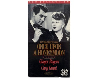 40s Once Upon a Honeymoon VHS Tape