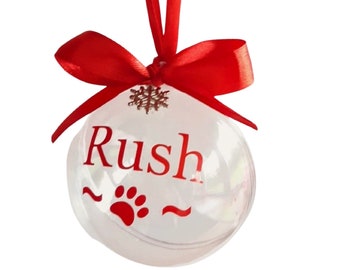 Personalised Pet Bauble - Fill With Your Own Treats!