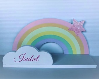 Personalised Rainbow Shelf