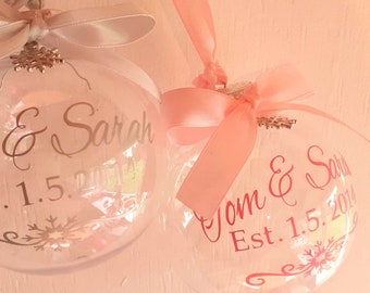 Personalised Custom Bauble - Couples