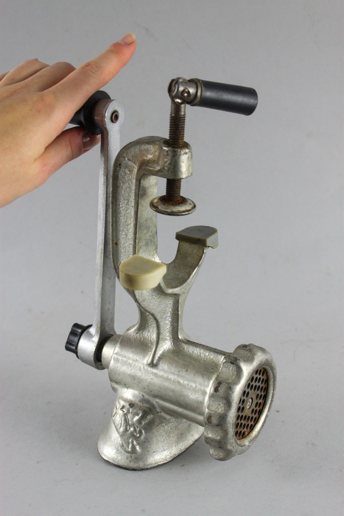 Vintage Mincer Retro Meat Grinder Mincemeat Machine Old Etsy