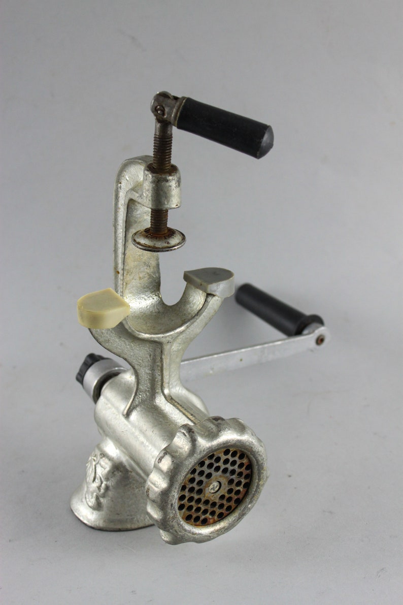 Vintage Mincer Retro Meat Grinder Mincemeat Machine Old Etsy