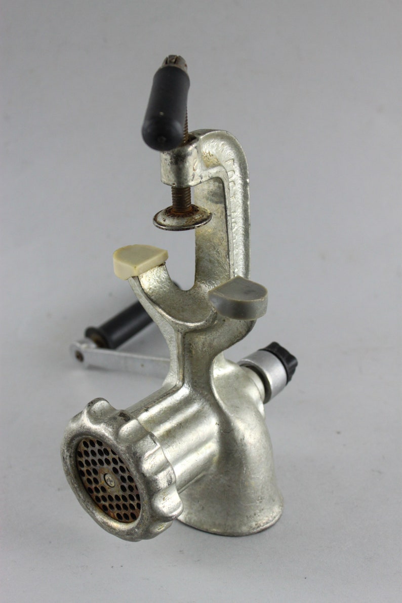 Vintage Mincer Retro Meat Grinder Mincemeat Machine Old Etsy