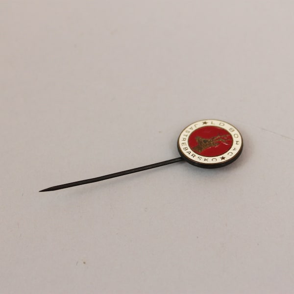 Deer Stick Pin - Vintage Stick Pin - Vintage Hat Pins - Russian Metal Stick Pins - Soviet Pins - Advertising Pins - Vintage Brooch - Retro