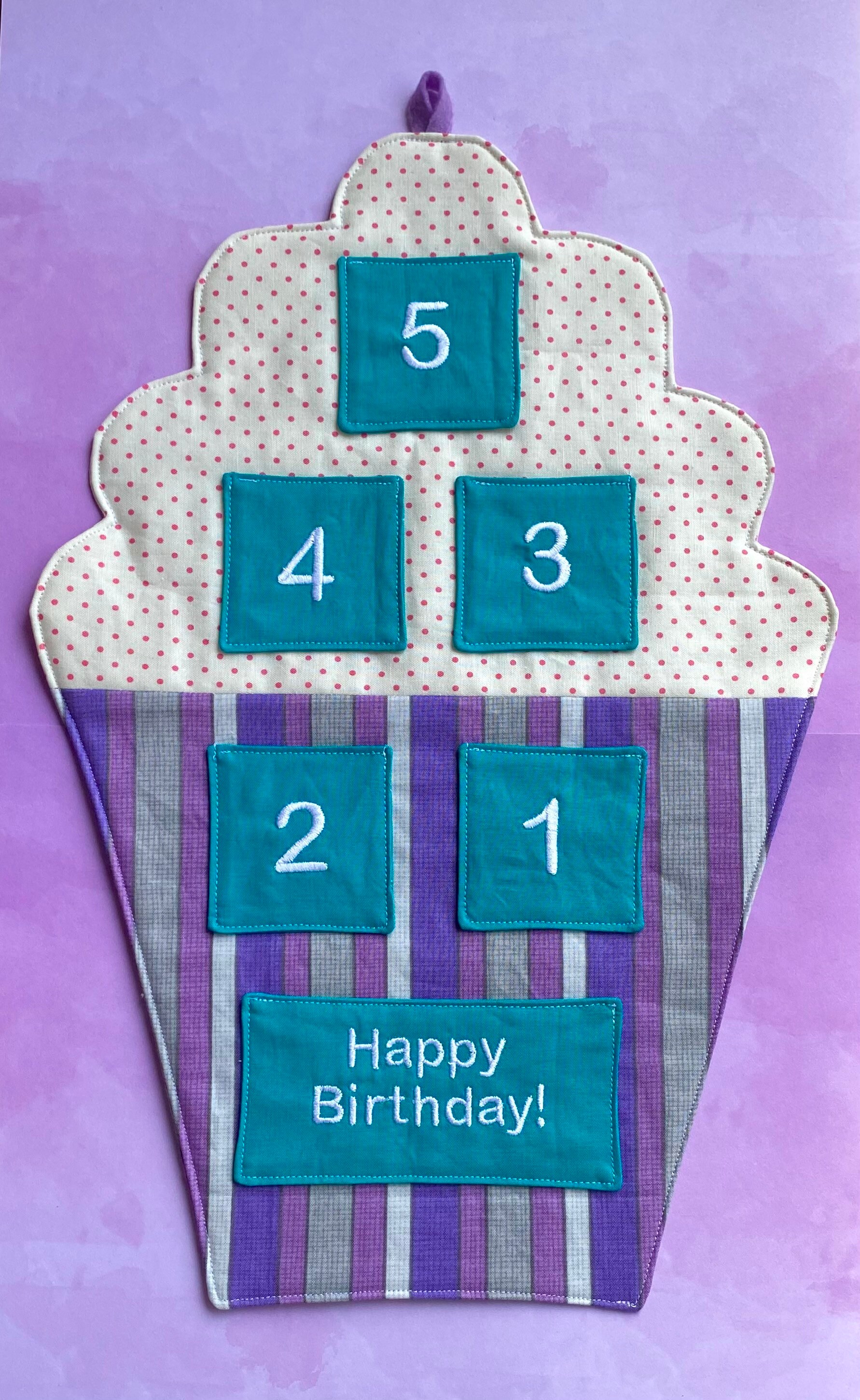 Birthday Countdown, Advent Calendar, 5 Days, Gift for Kids, Cupcake ...