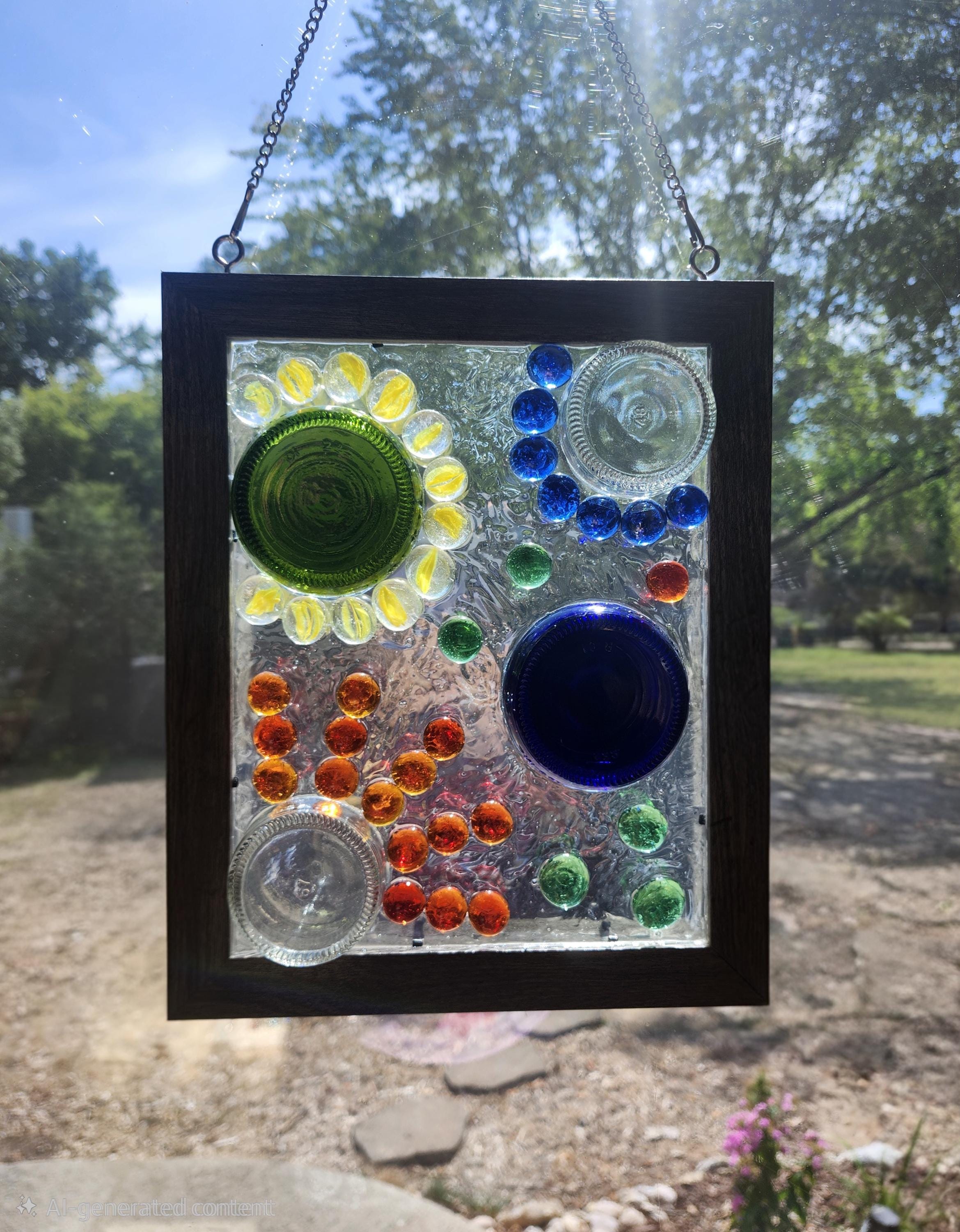 Mosaic Bottle Art - Etsy