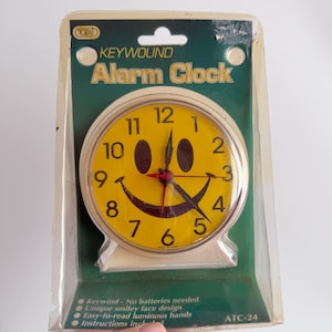 Smiley Alarm Clock - Etsy