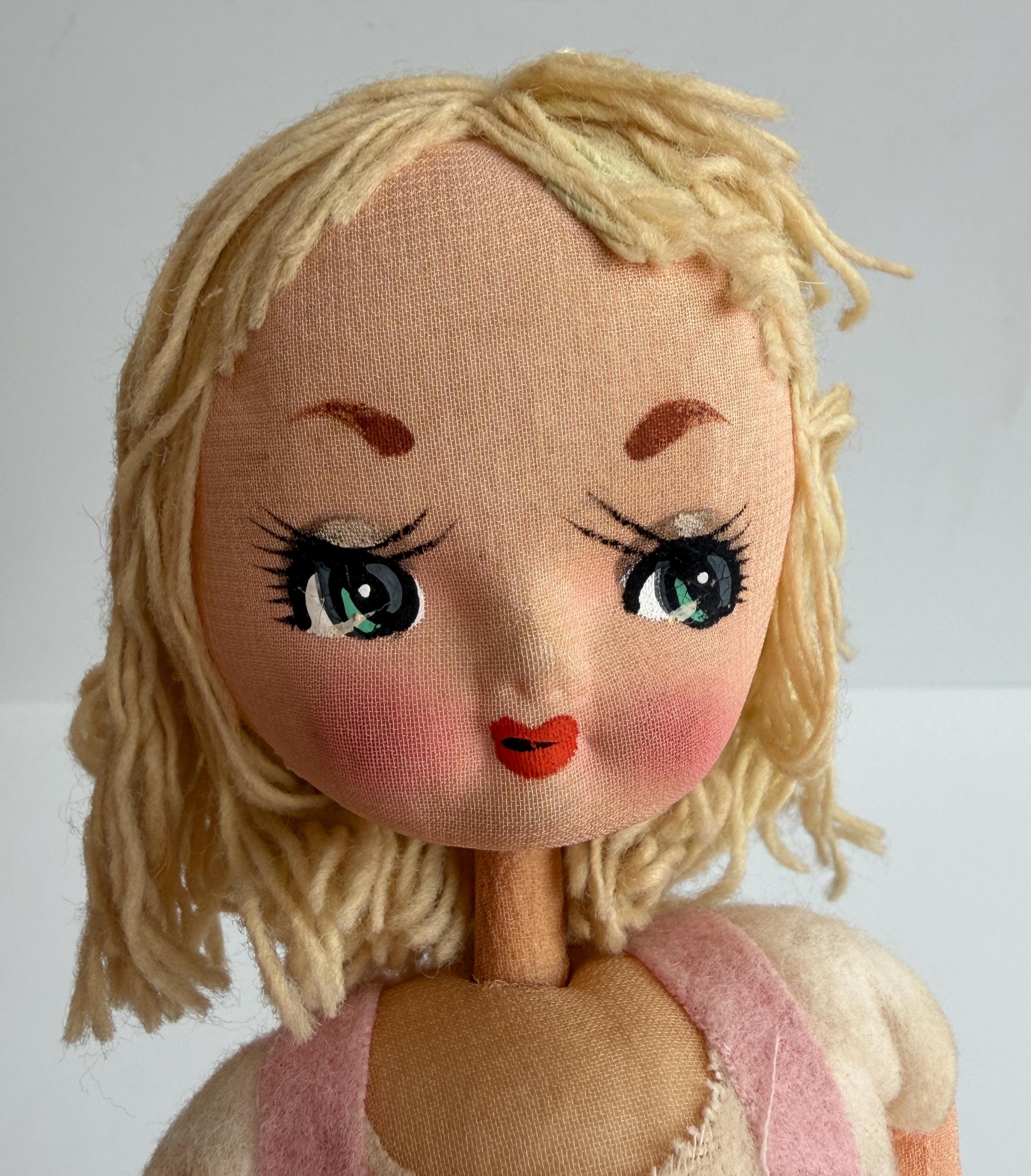 Vintage Big Eye Doll - Etsy