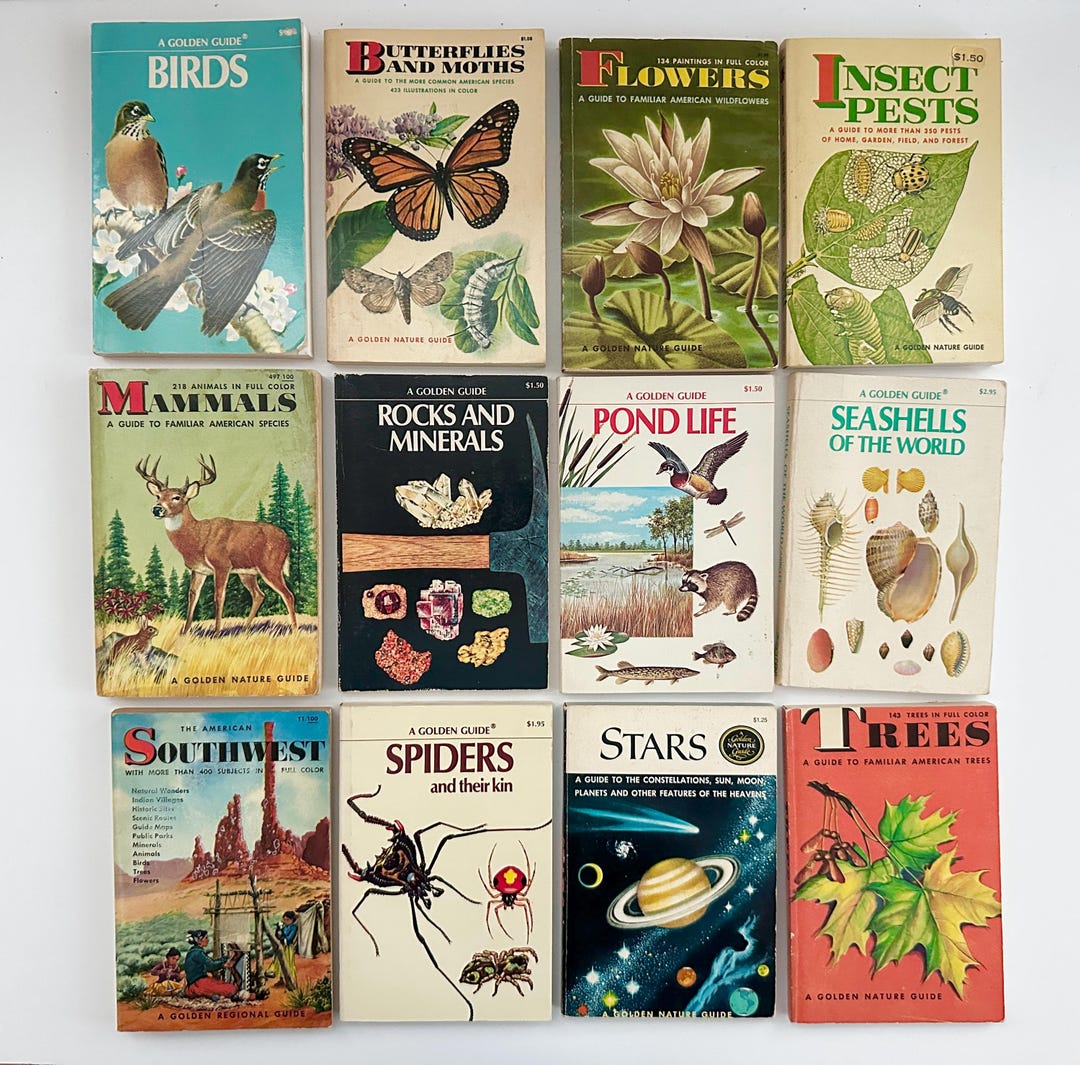 Old Nature Guide Vintage Golden Guides - Nature Guides - Collectible Paperback Books ...