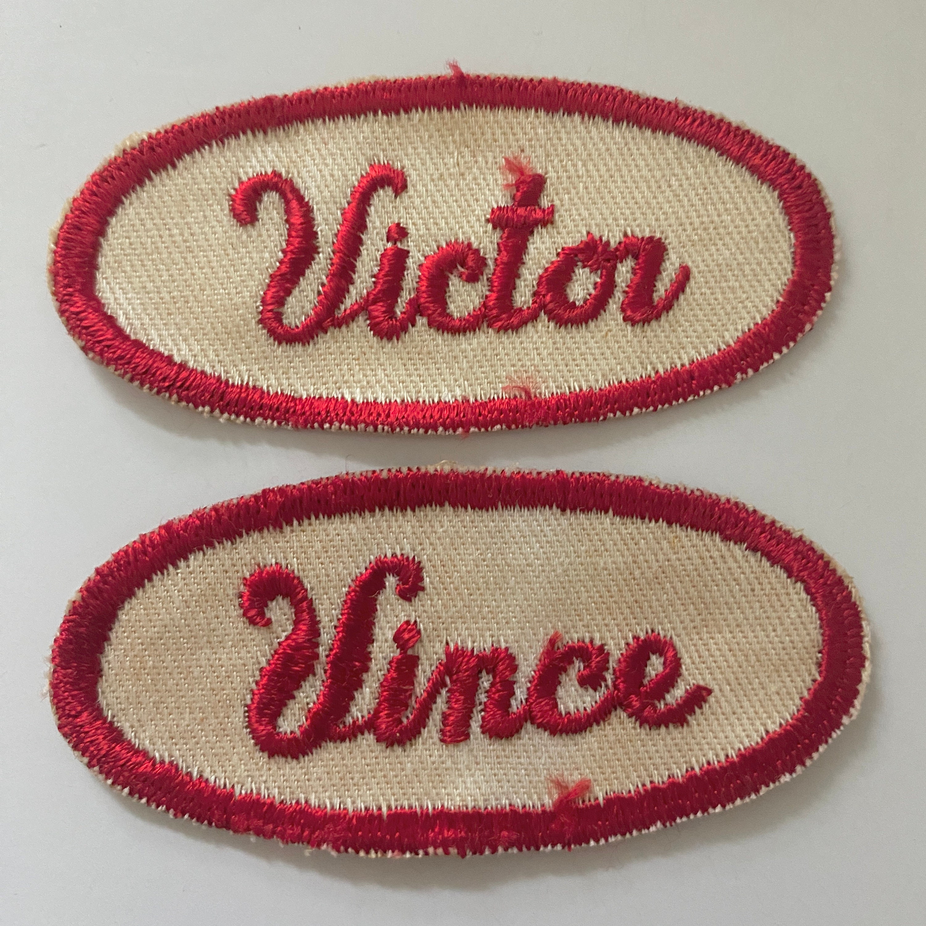 Custom Embroidered Name Patches *Oval – clinch customs