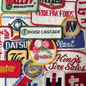 Vintage Embroidered Company Patches - SOLD INDIVIDUALLY - Automotive - Mechanic - Industrial Work Shirt - Vintage Supply - Work Wear