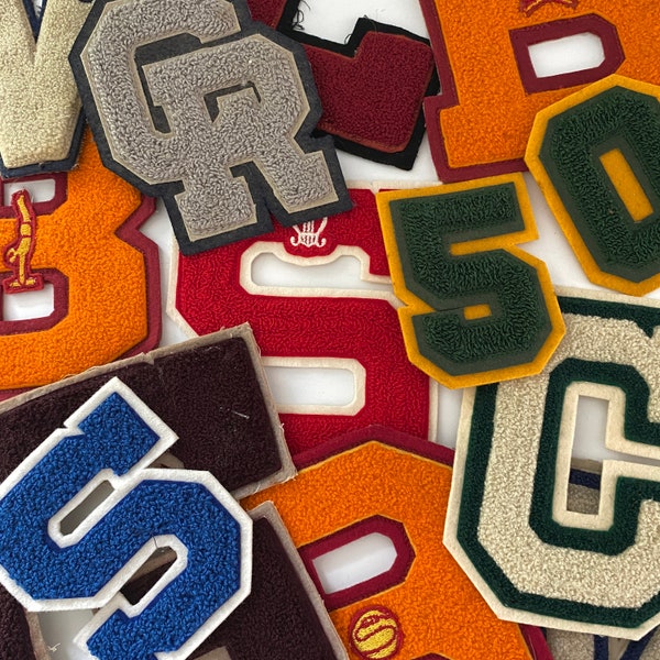 Letterman Patches Etsy