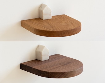 Shelf with a meaning: ARCH, floating shelf made of oak or walnut