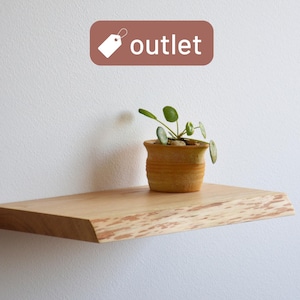 From stock! / Oak live edge floating shelf / floating bedside shelf / floating kitchen shelf / floating entryway shelf