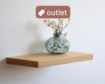 Oak Floating Shelf – Outlet Sample Unit, Solid Wood Entryway, Kitchen, Bedside Storage