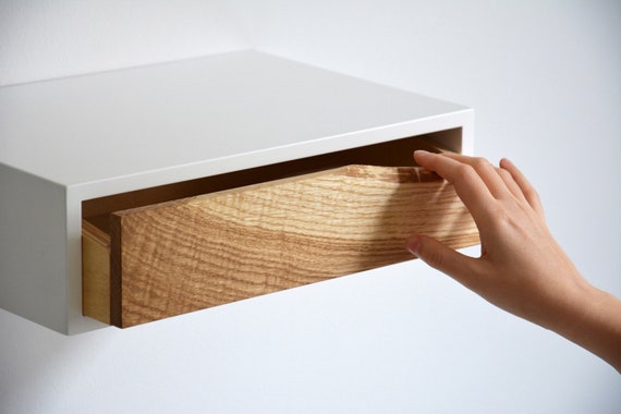Ikea malm floating sale nightstand for sale