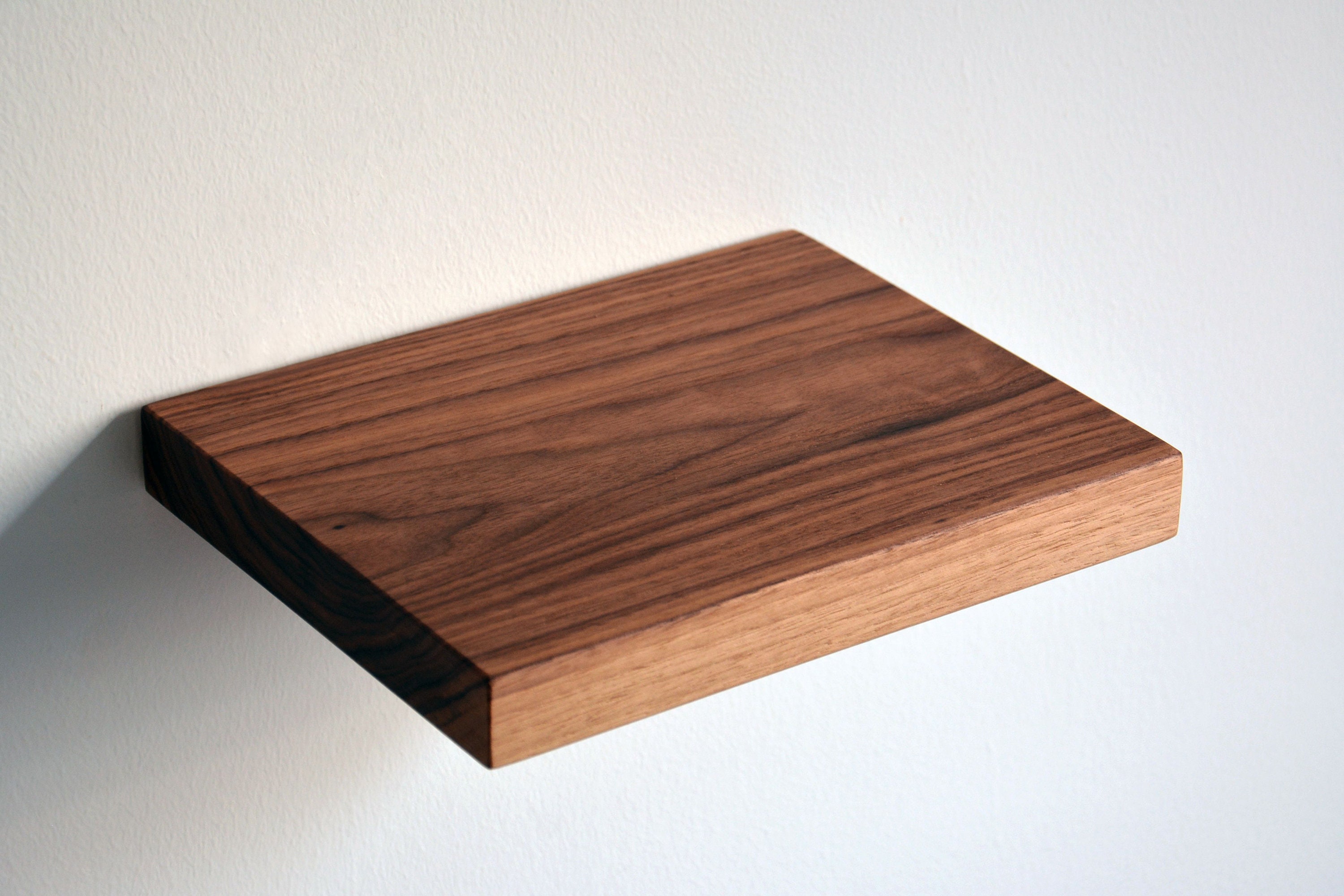 Black Walnut Floating Shelf / Floating Bedside Shelf / Etsy