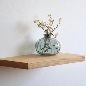 Oak floating shelf / floating entryway shelf / floating kitchen shelf / floating bedside shelf