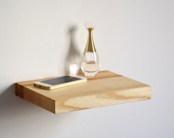 Ash floating shelf / floating bedside shelf / floating kitchen shelf / floating entryway shelf