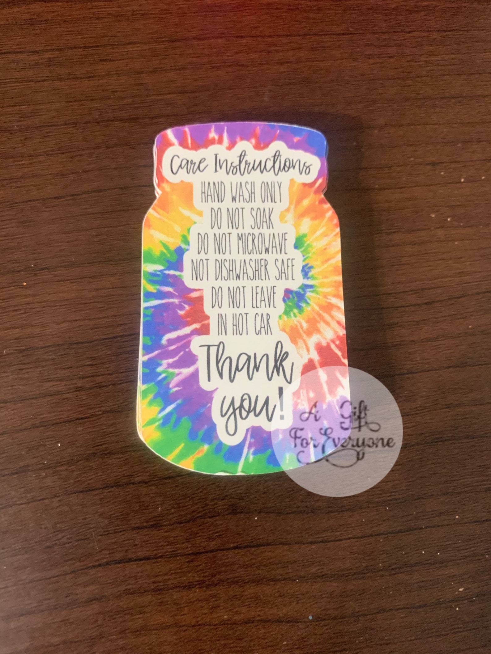 Free Template Tie Dye Care Instructions Printable Free Template Tie Dye Care Instructions Printable