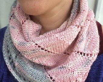 Knitting Pattern, "Gourmet Cowl", Knitting Instructions, PDF Instant Download  **ENGLISH ONLY**