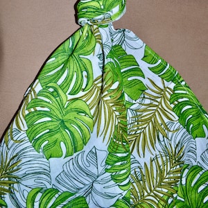 Muslin Swaddle Blanket Leaf 100% cotton - 39&quot; square - baby blanket, baby gift for boy, girl, or gender neutral