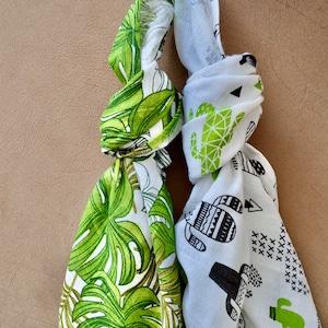 2 pieces Muslin Swaddle Blanket Cactus 100% cotton - 39&quot; square baby blanket, baby gift for boy, girl, gender neutral, baby blanket, newborn