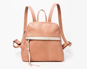 flat backpack purse