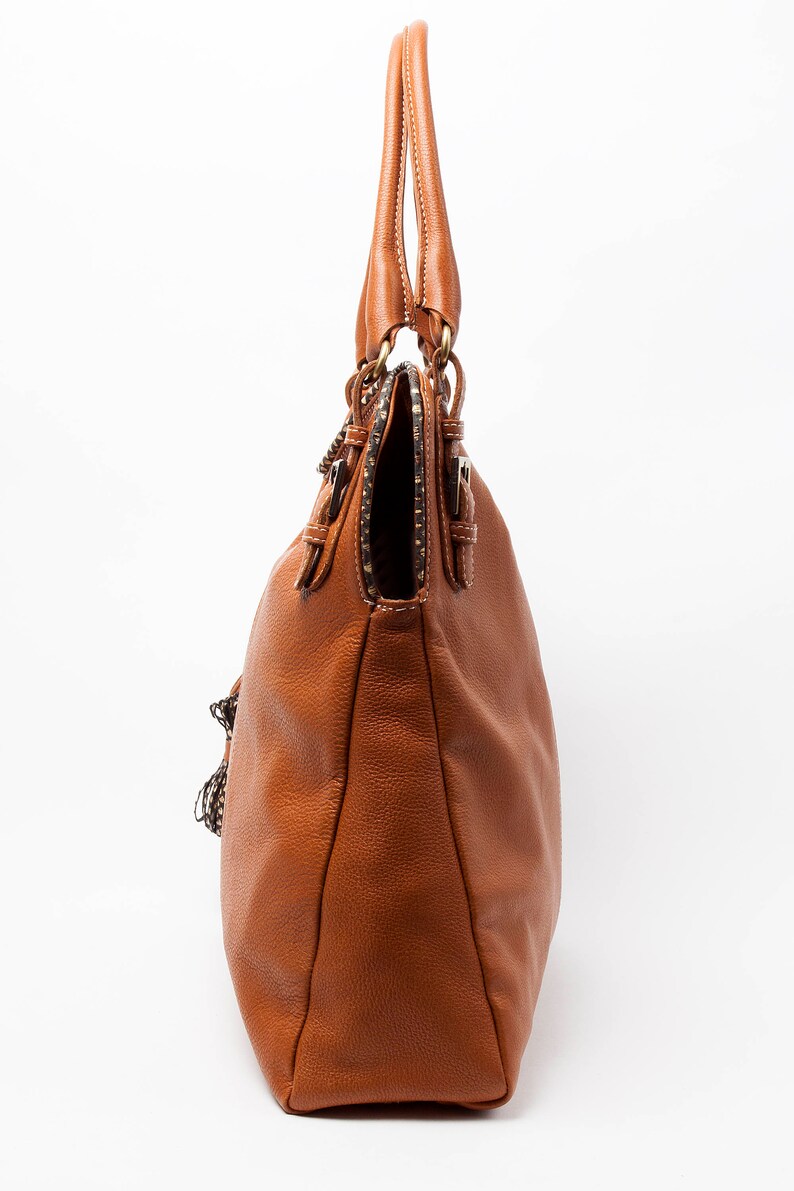 Brown Oversized Bag Women Tan Shoulder Bag Women Brown Leather Etsy