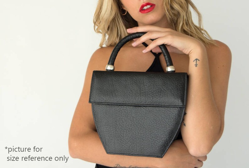 Red Leather Purse Red Top Handle Red Crossbody Bag Colorful Etsy